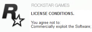 Licencia de uso de Software de Rockstar